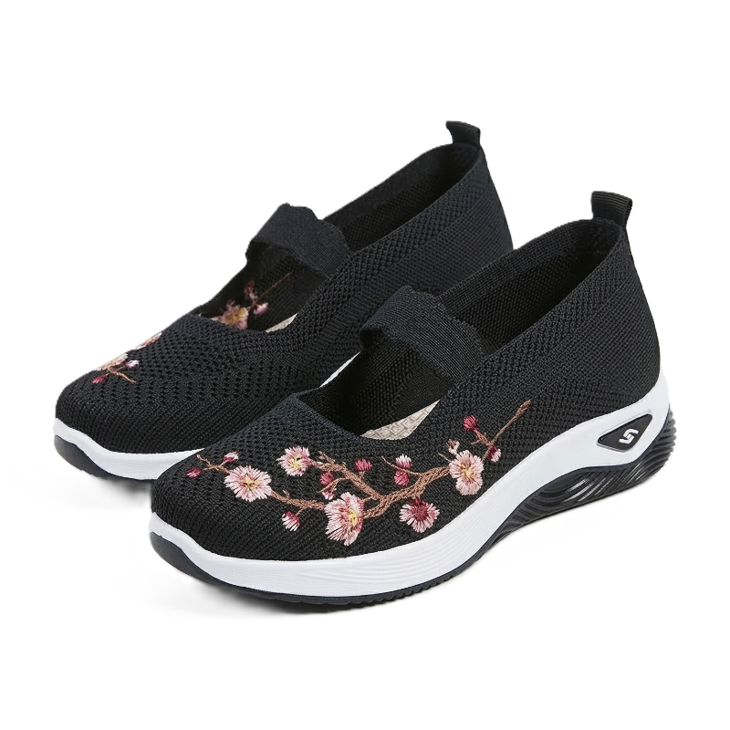 Tênis Fit Floral Ortopédico